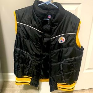 Womens- NFL Steelers puffer vest
